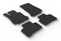 Car mats Mercedes-Benz EQC (N293) 2019-2023 Rubbasol rubber (MB1QCFR) (1)