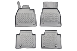 Car mats suitable for Mercedes-Benz EQS (V297) 2021-> Guardliner PE/TPE rubber (MB1QSFM-G) (1)