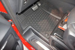 Mercedes-Benz V-Class (W447) foot mats rubber / Fußmatten Gummi / automatten rubber / tapis auto caoutchouc (MB1VIFM) (2)