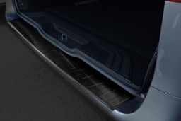 Mercedes-Benz Vito -> V-Class (W447) 2014-> rear bumper protector stainless steel black / Ladekantenschutz Edelstahl schwarz / achter bumperbeschermer RVS zwart / protection de seuil de coffre acier inox noir (MB20VIBP)