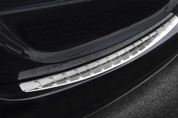 Rear bumper protector Mercedes-Benz C-Class (W205) 2014-present 4-door saloon stainless steel (MB23CKBP) (1)