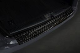 Rear bumper protector Mercedes-Benz E-Class (W212) 2009-2016 4-door saloon carbon (MB26EKBP) (1)