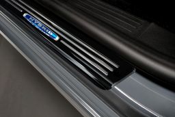 Door sill plates Mercedes-Benz Citan (W420) 2021-present stainless steel high gloss black 4 pieces (2)