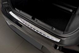 Rear bumper protector Mercedes-Benz EQE (V295) 2022-> 4-door saloon stainless steel (MB2QEBP) (1)
