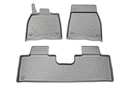 Car mats suitable for Mercedes-Benz EQS SUV (X296) 2022->   Cool Liner PE/TPE rubber (MB2QSFM-C) (1)