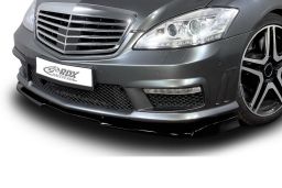 Front spoiler Vario-X Mercedes-Benz S-Class (W221) 2009-2013 4-door saloon PU - painted (MB2SKVX) (1)