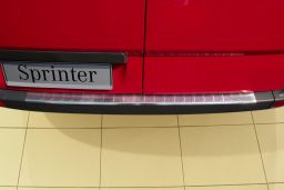 Mercedes-Benz Sprinter (W906) 2006-> rear bumper protector stainless steel (MB2SPBP) (2)