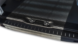 Rear bumper protector suitable for Mercedes-Benz Vito - V-Class (W447) 2014-> stainless steel - carbon foil (MB31VIBA) (1)