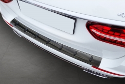 Rear bumper protector suitable for Mercedes-Benz E-Class (W213) 2016-2023 4-door saloon stainless steel brushed anthracite - Strong (MB33EKBP) (1)