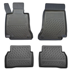 Mercedes-Benz C-Class (W205) 2014- 4d foot mat set PE/TPE rubber / automatten set PE/TPE rubber / Fußmatten Set PE/TPE Gummi / jeu tapis auto PE/TPE caoutchouc (MB3CKFM)