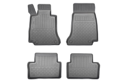Car mats suitable for Mercedes-Benz E-Class (W213) 2016-2023 4-door saloon Guardliner PE/TPE rubber (MB3EKFM-G) (1)