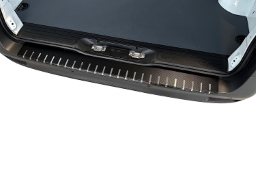 Rear bumper protector suitable for Mercedes-Benz Vito - V-Class (W447) 2014-> stainless steel - carbon foil (MB3VIBA) (1)