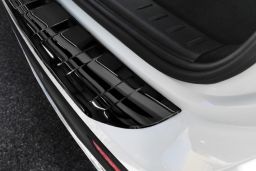 Rear bumper protector Mercedes-Benz GLB (X247) 2019-> stainless steel high gloss black (MB4GBBP) (1)