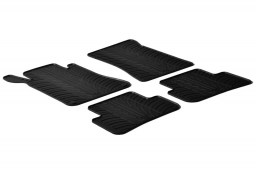 Mercedes-Benz C-Class estate (S203) 2001-2007 wagon car mats set anti-slip Rubbasol rubber (MB6CKFR)