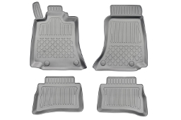 Car mats suitable for Mercedes-Benz E-Class (W214) 2023-> 4-door saloon Guardliner  PE/TPE rubber (MB6EKFM-G) (1)