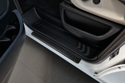 Door sill plates suitable for Mercedes-Benz Vito - V-Class (W447) 2014->   aluminium diamond plate matt black 2 pieces (MB7VIEG) (1)