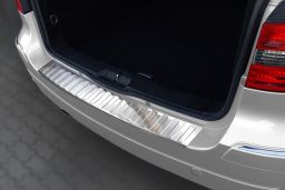 Rear bumper protector Mercedes-Benz B-Class (T245) 2005-2008 5-door hatchback stainless steel (MB9BKBP) (1)