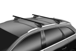 Menabo Ariem roof bars set black - Dachträger / Relingträger Satz Schwarz - dakdragers set zwart - jeu de barres de toit noir (1)