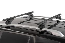 Menabo Ariem roof bars set black - Dachträger / Relingträger Satz Schwarz - dakdragers set zwart - jeu de barres de toit noir (1)