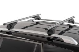 Menabo Ariem roof bars set silver - Dachträger / Relingträger Satz Silber - dakdragers set zilver - jeu de barres de toit argent (1)