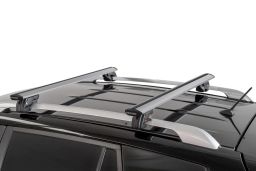 Menabo Fender roof bars set silver - Dachträger / Relingträger Satz Silber - dakdragers set zilver - jeu de barres de toit argent (1)