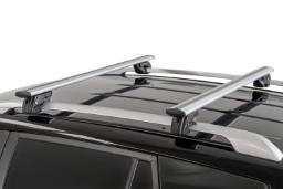 Menabo Jackson roof bars set silver - Dachträger / Relingträger Satz Silber - dakdragers set zilver - jeu de barres de toit argent (1)