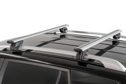Menabo Jackson roof bars set silver - Dachträger / Relingträger Satz Silber - dakdragers set zilver - jeu de barres de toit argent (1)