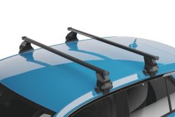 Menabo Omega roof rack set black - Dachträger / Relingträger Satz Schwarz - dakdragers set zwart - jeu de barres de toit noir (1)