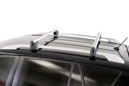 Menabo Sherman roof bars set silver - Dachträger / Relingträger Satz Silber - dakdragers set zilver - jeu de barres de toit argent (1)