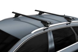 Menabo Tiger roof rack set black - Dachträger / Relingträger Satz Schwarz - dakdragers set zwart - jeu de barres de toit noir (1)