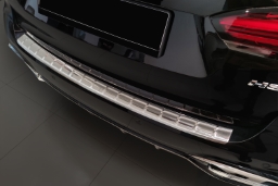 Rear bumper protector suitable for MG HS 2018-> stainless steel brushed (MG1HSBP) (1)