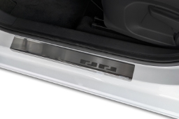 Door sill plates suitable for MG MG 3 II 2024-> 5-door hatchback stainless steel brushed (MG1MG3EA) (1)
