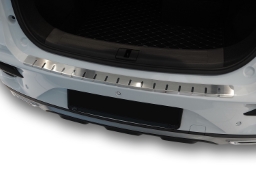 Rear bumper protector suitable for MG ZS SUV 2023-2024   stainless steel brushed (MG2ZSBA) (1)