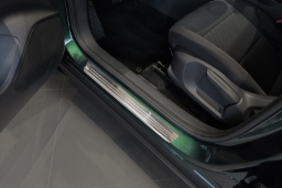 Door sill plates suitable for MG ZS SUV II 2024-> stainless steel brushed 4 pieces (MG2ZSEG) (1)