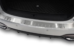 Rear bumper protector suitable for MG HS 2023-2024 stainless steel brushed (MG3HSBA) (1)