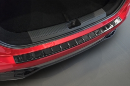 Rear bumper protector suitable for MG EHS II 2024-> stainless steel high gloss anthracite (MG3HSBP) (1)