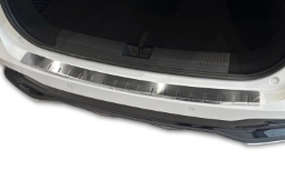 Rear bumper protector suitable for MG HS II 2024-> stainless steel brushed (MG4HSBA) (1)