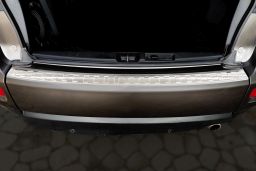 Rear bumper protector Mitsubishi Outlander II 2007-2012   stainless steel (MIT17OUBP) (1)