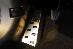 Foot rest trim Mitsubishi ASX 2010-2012 stainless steel (MIT1ASFA) (1)