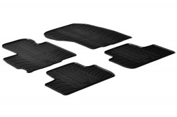 Mitsubishi ASX 2010-present car mats set anti-slip Rubbasol rubber (MIT1ASFR)