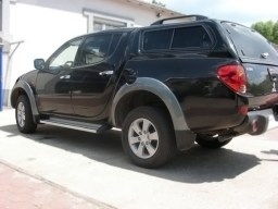 Door protector Mitsubishi L200 IV 2006-2016 van (MIT1L2PU)