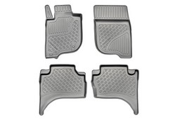 Car mats suitable for Mitsubishi L200 V 2016-2023 pickup Cool Liner PE/TPE rubber (MIT1L2FM-C) (1)