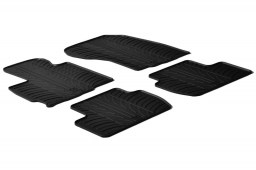 Mitsubishi Outlander II 2010-2012 car mats set anti-slip Rubbasol rubber (MIT2OUFR)
