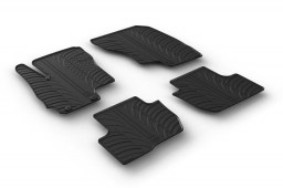 Mitsubishi Outlander III 2012-present car mats set anti-slip Rubbasol rubber (MIT3OUFR)