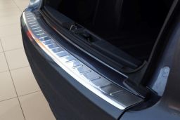 Mitsubishi Outlander II 2007-2012 rear bumper protector stainless steel (MIT5OUBP) (1)