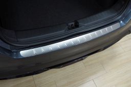 Rear bumper protector Nissan Micra (K14) 2017-> 5-door hatchback stainless steel (NIS11MIBA) (1)