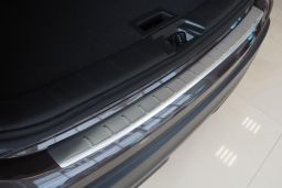 Rear bumper protector Nissan Qashqai (J11) 2017-present stainless steel (NIS12QABA) (1)
