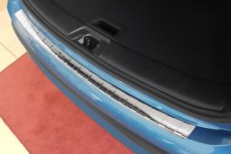 Nissan Qashqai (J11) 2017-> rear bumper protector stainless steel (NIS13QABP) (1)
