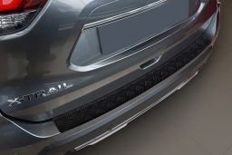 Rear bumper protector Nissan X-Trail III (T32) 2017-2021   aluminium diamond plate anthracite matt (NIS15XTBP) (1)