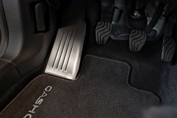 Foot rest trim Audi Qashqai (J12) 2021-> stainless steel anthracite (NIS1QAFV) (1)